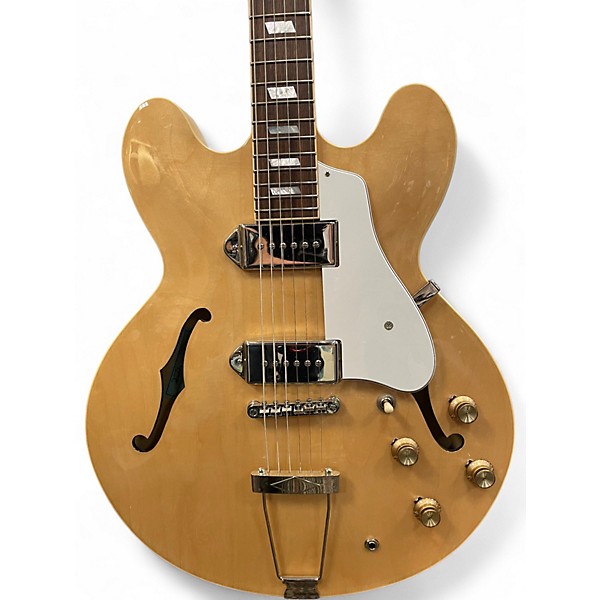 Used 2022 Epiphone Casino Natural Hollow Body Electric Guitar