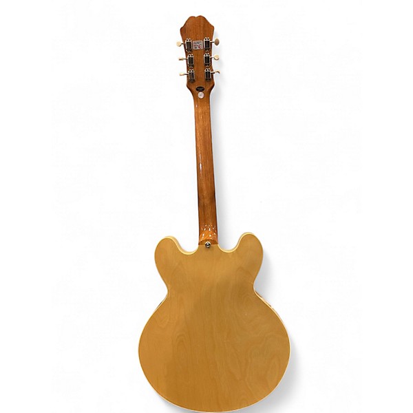 Used 2022 Epiphone Casino Natural Hollow Body Electric Guitar