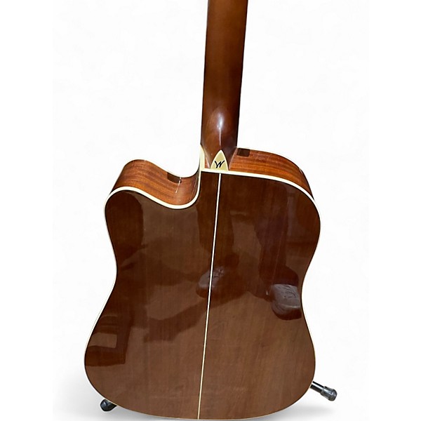 Used Washburn WD10CE Natural Acoustic Guitar