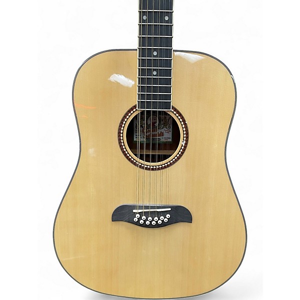Used Oscar Schmidt OD312-A Natural 12 String Acoustic Guitar