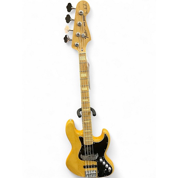 Used Fender Marcus Miller Signature Jazz Bass Natural Electric Bass Guitar