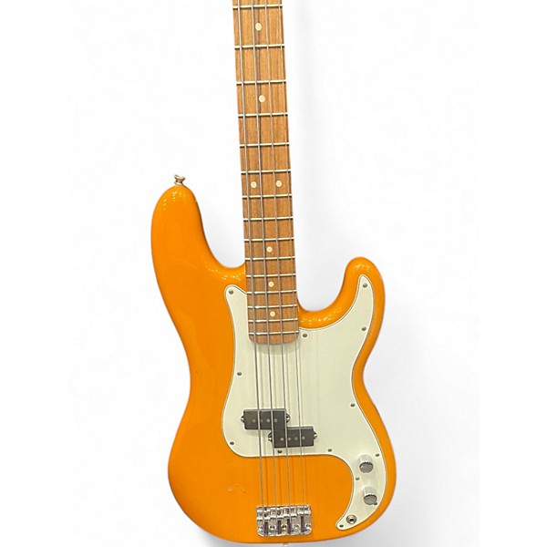 Used Fender PLAYER II P BASS ORANGE Electric Bass Guitar