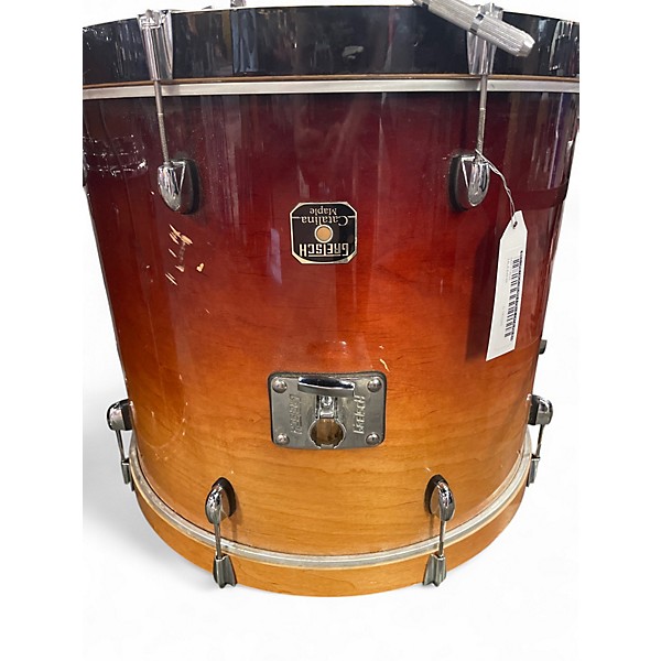 Used Gretsch Drums 6 Piece Catalina Maple 2 Color Sunburst Drum Kit