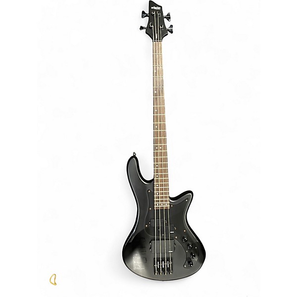 Used Schecter Guitar Research stealth 4 Black Electric Bass Guitar