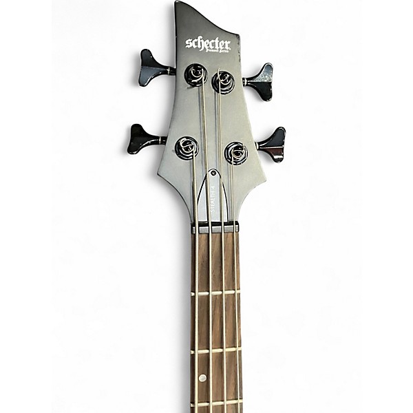 Used Schecter Guitar Research stealth 4 Black Electric Bass Guitar