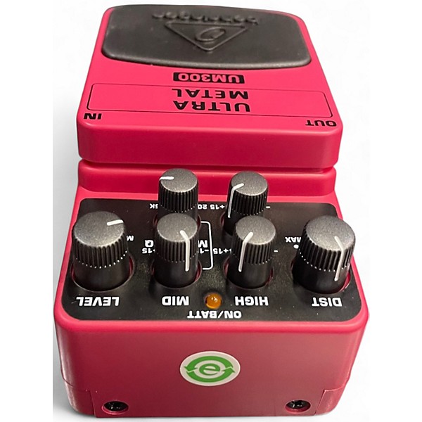 Used Behringer UM300 Ultra Metal Distortion Effect Pedal