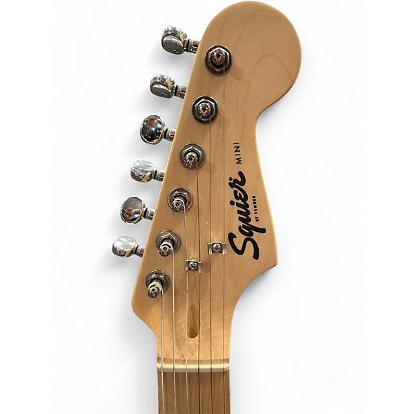 Used Squier Mini Affinity Stratocaster White Electric Guitar