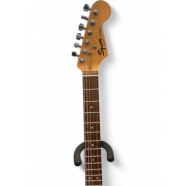 Used Squier Stratocaster HSS Black Solid Body Electric Guitar
