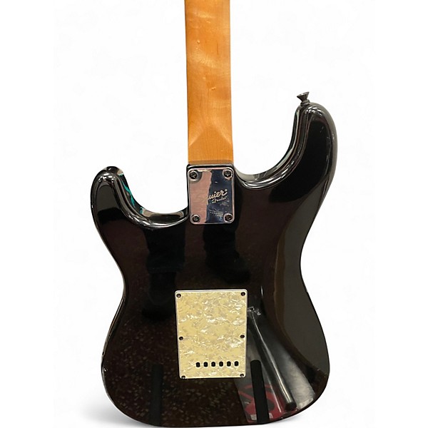 Used Squier Stratocaster HSS Black Solid Body Electric Guitar