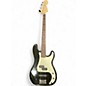 Used 2001 Squier Standard Precison Bass Special Metallic Black Electric Bass Guitar thumbnail