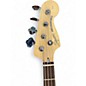Used 2001 Squier Standard Precison Bass Special Metallic Black Electric Bass Guitar