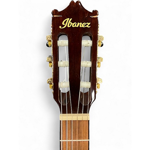 Used Ibanez GA35TCE Dark Violin Sunburst Classical Acoustic Electric Guitar