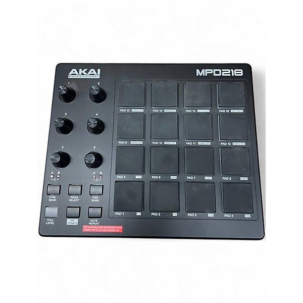 Used Akai Professional MPD218 MIDI Controller