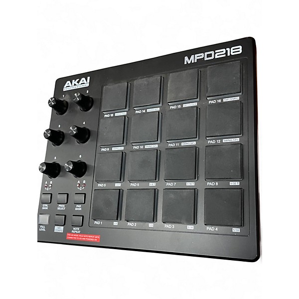 Used Akai Professional MPD218 MIDI Controller