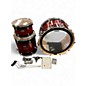 Used Pearl 3 Piece Decade Maple Deep Red Burst Drum Kit thumbnail