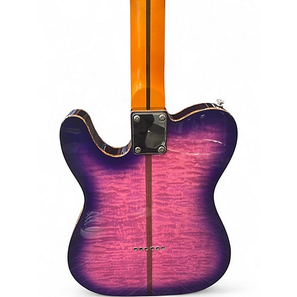Used Firefly Mad Cat FFTL Trans Purple Solid Body Electric Guitar