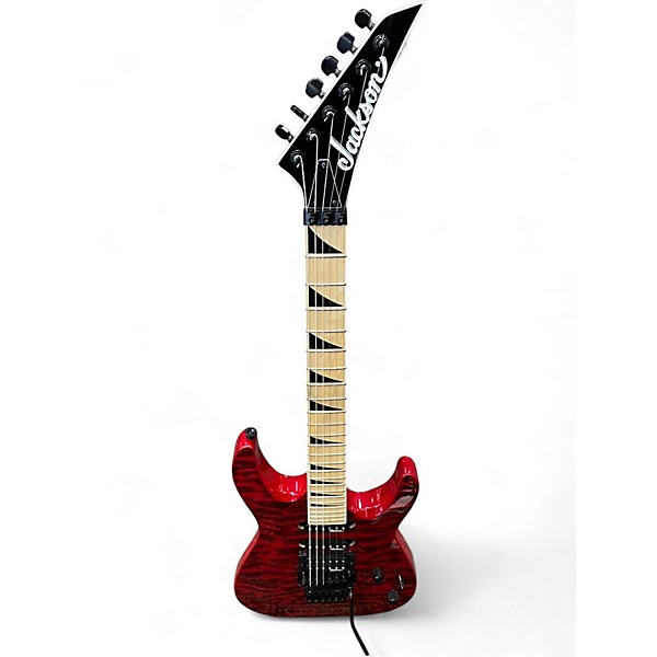 Used 2026 Jackson JS34Q Dinky Trans Red Solid Body Electric Guitar