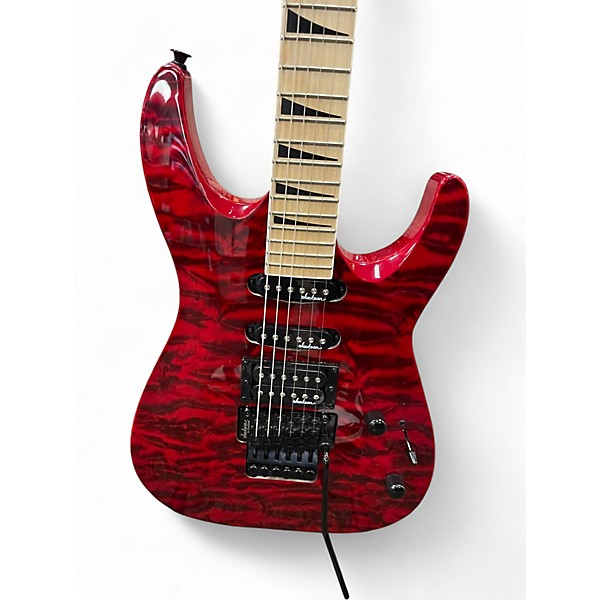 Used 2026 Jackson JS34Q Dinky Trans Red Solid Body Electric Guitar