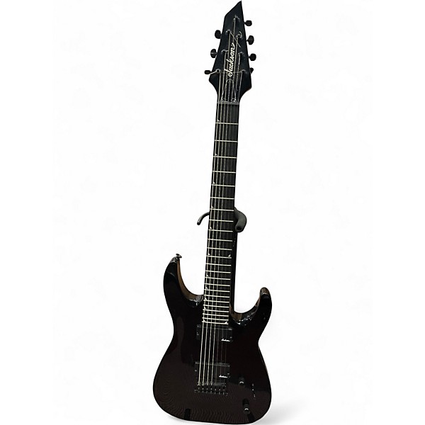 Used Jackson JS22-7 Dinky 7 String Black Solid Body Electric Guitar