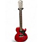 Used AXL Bulldog Red Solid Body Electric Guitar thumbnail