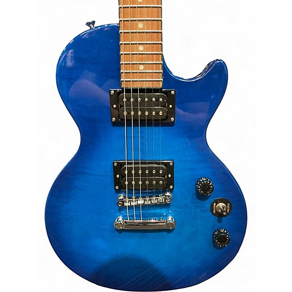 Used 2020 Epiphone Les Paul Special II Royal Blue Solid Body Electric Guitar