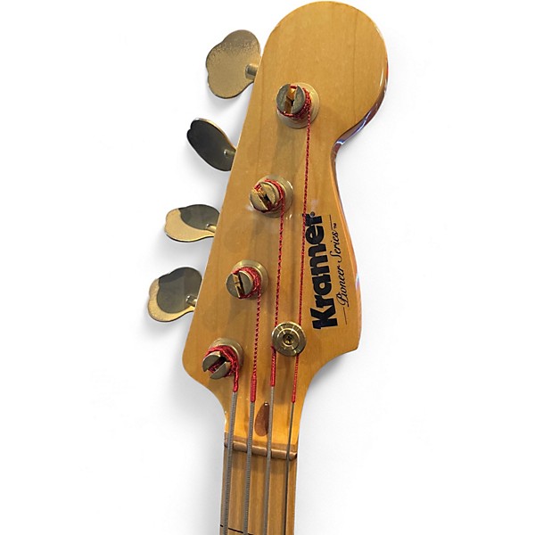Used Kramer PIONEER SERIES Black Electric Bass Guitar