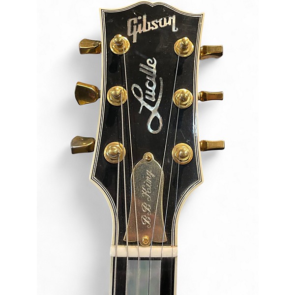 Used 2005 Gibson BB King Signature Lucille Black Hollow Body Electric Guitar