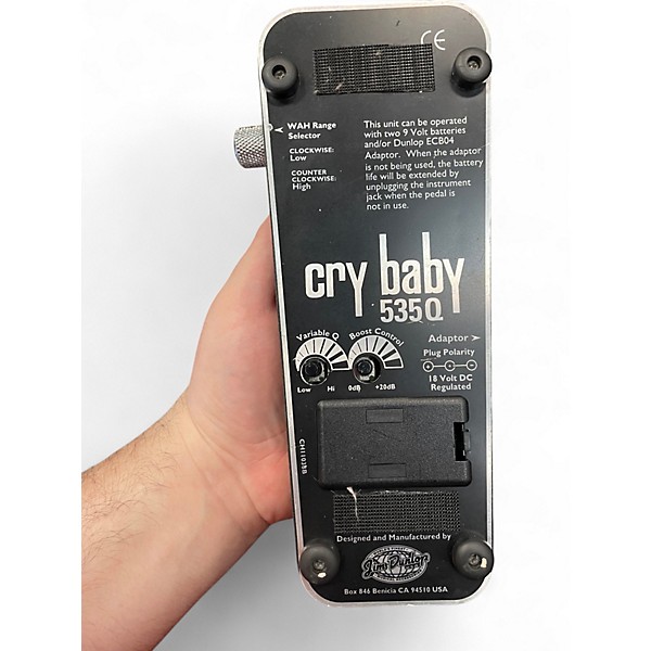 Used Dunlop 535Q Cry Baby Multi-Wah Effect Pedal