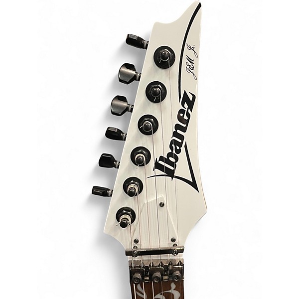 Used Ibanez JEMJR White Solid Body Electric Guitar