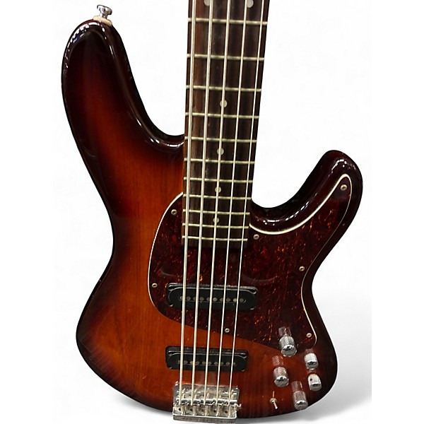 Used Ibanez TR505 Tobacco Burst Electric Bass Guitar