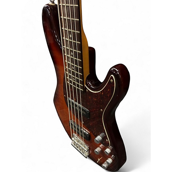 Used Ibanez TR505 Tobacco Burst Electric Bass Guitar