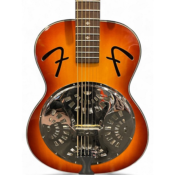 Used Fender FR50 Sunburst Resonator Guitar
