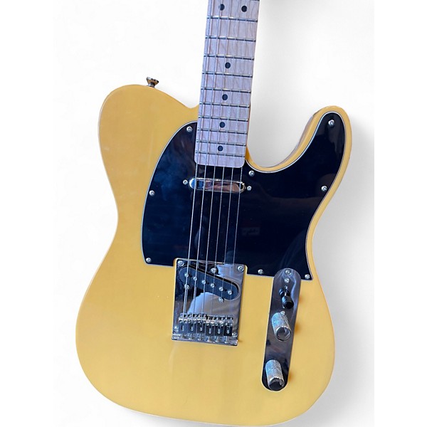Used Squier Telecaster Butterscotch Blonde Solid Body Electric Guitar