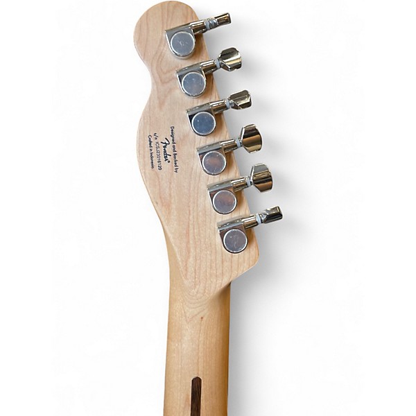 Used Squier Telecaster Butterscotch Blonde Solid Body Electric Guitar