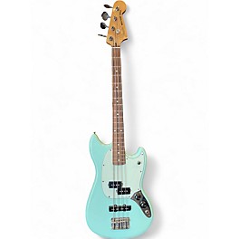 Used Fender Player Mustang Bass PJ Seafoam Green Electric Bass Guitar