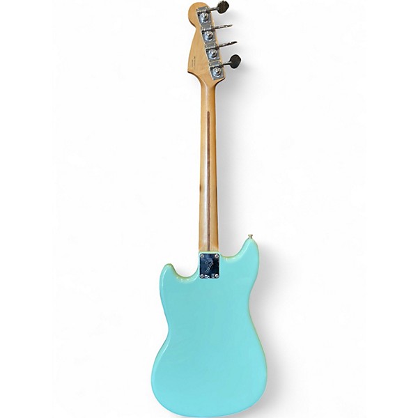 Used Fender Player Mustang Bass PJ Seafoam Green Electric Bass Guitar