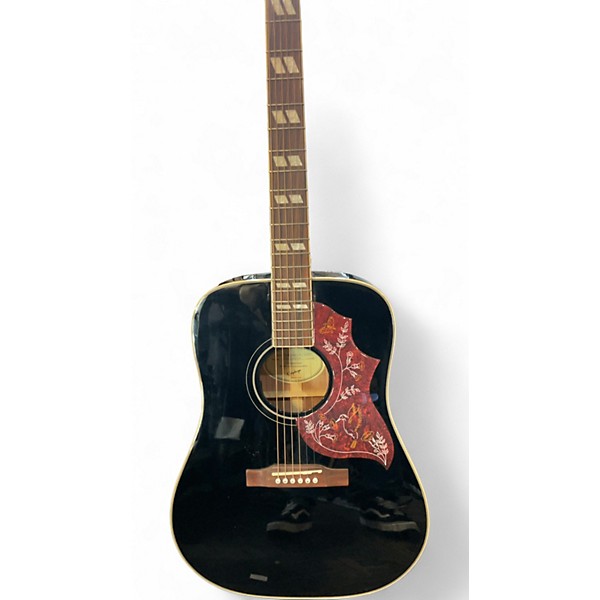 Used Epiphone Hummingbird Studio Ebony Acoustic Electric Guitar