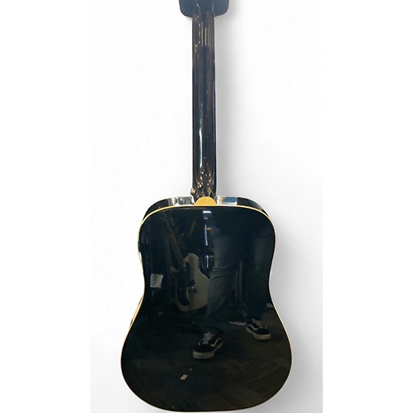 Used Epiphone Hummingbird Studio Ebony Acoustic Electric Guitar