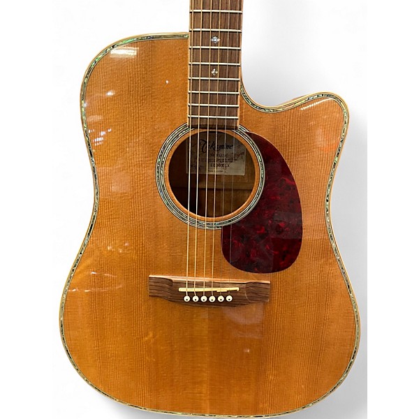 Used Takamine EG340DLX Vintage Natural Acoustic Guitar