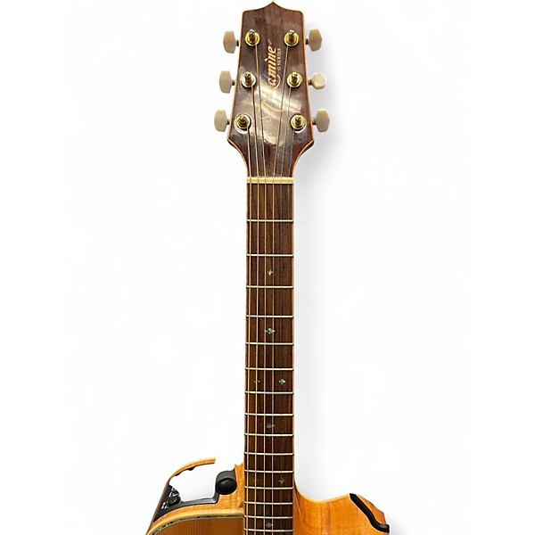 Used Takamine EG340DLX Vintage Natural Acoustic Guitar