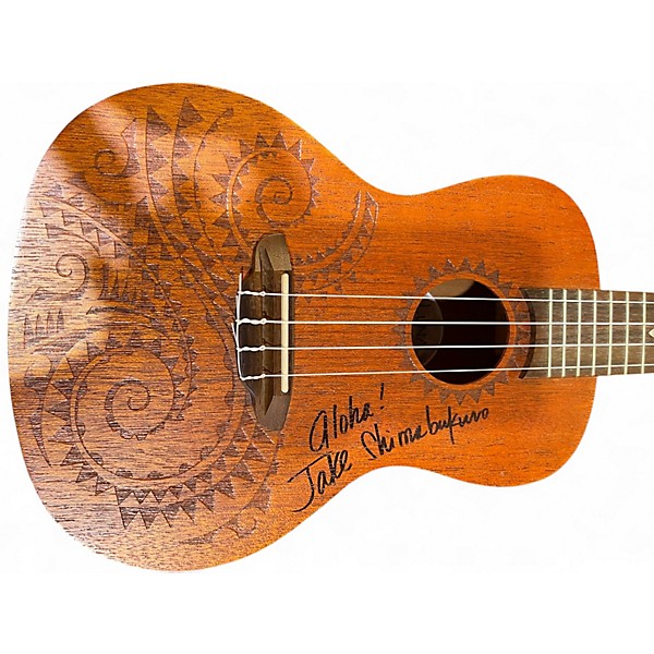 Used Luna UKE TC MAH Brown Ukulele