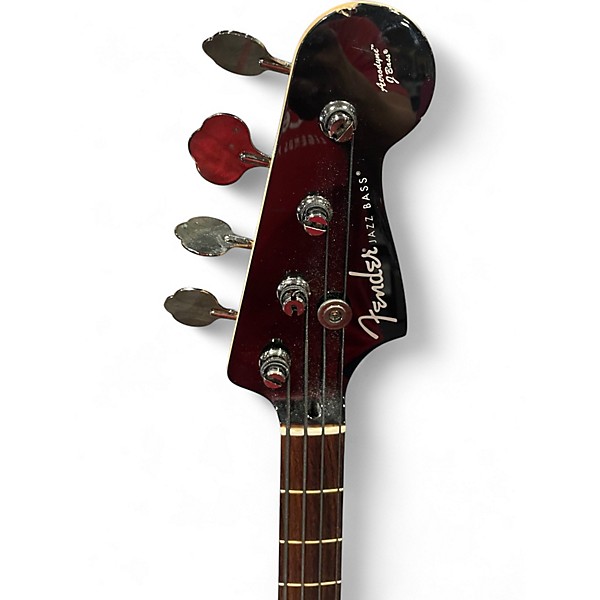 Used Fender Aerodyne Jazz Bass Black Electric Bass Guitar