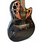Used Ovation C44-5 Celebrity Deluxe Black Acoustic Electric Guitar