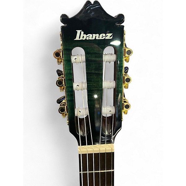 Used Ibanez GA35FMTCE-EBH Inverness Green Acoustic Electric Guitar
