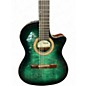 Used Ibanez GA35FMTCE-EBH Inverness Green Acoustic Electric Guitar