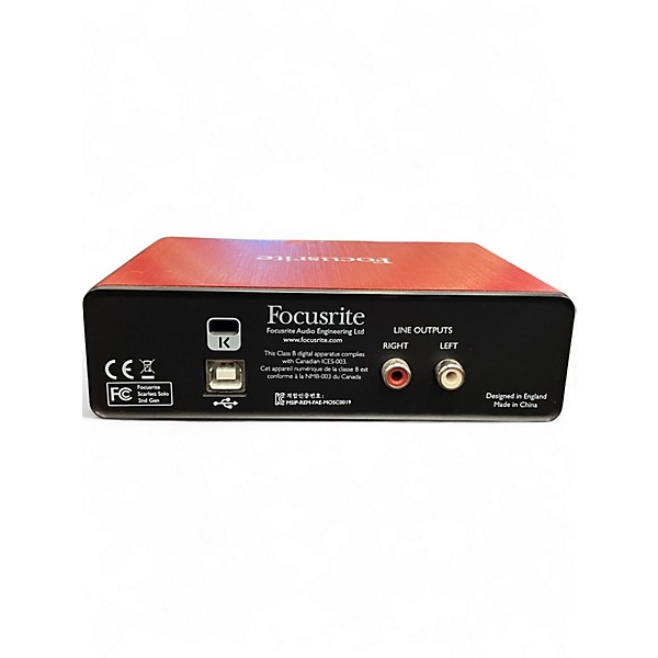 Used Focusrite Scarlett Solo Audio Interface
