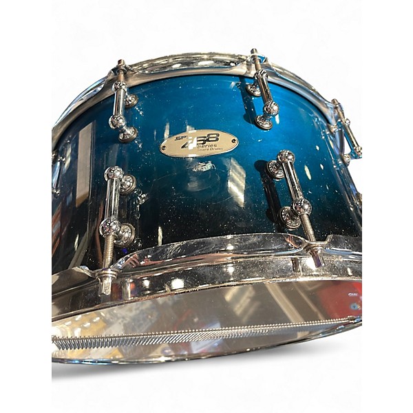 Used SPL 14X8 468 SERIES SNARE BLUE FADE Drum
