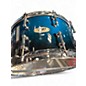 Used SPL 14X8 468 SERIES SNARE BLUE FADE Drum