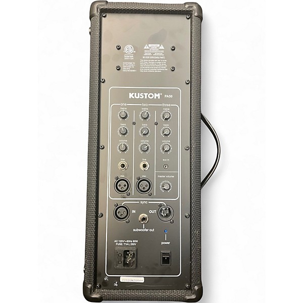 Used Kustom PA PA50 Powered Speaker