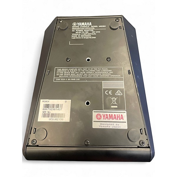 Used Yamaha MG06X Unpowered Mixer